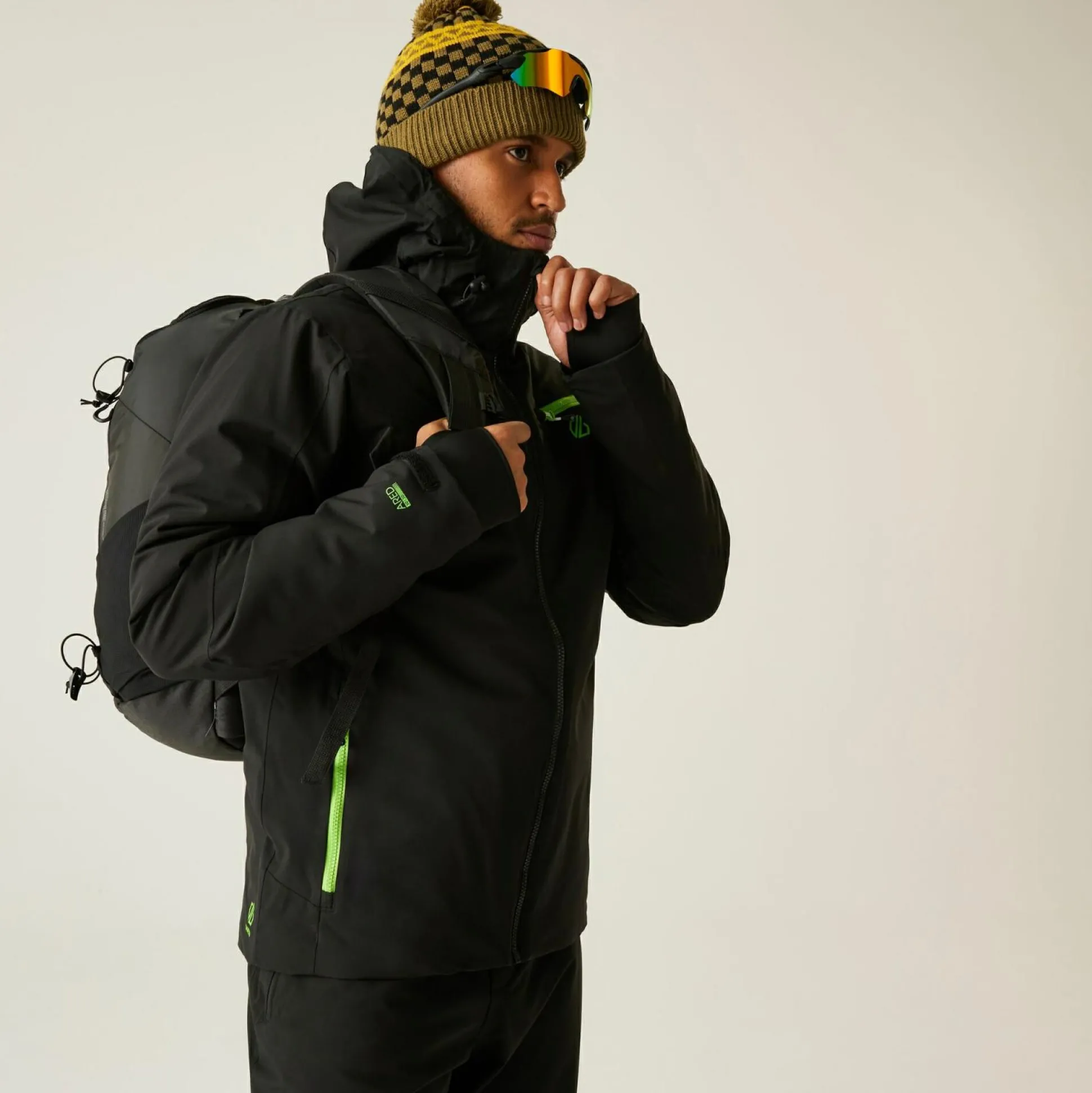 Dare 2b - Men's Eagle II Ski Jacket | Black Green