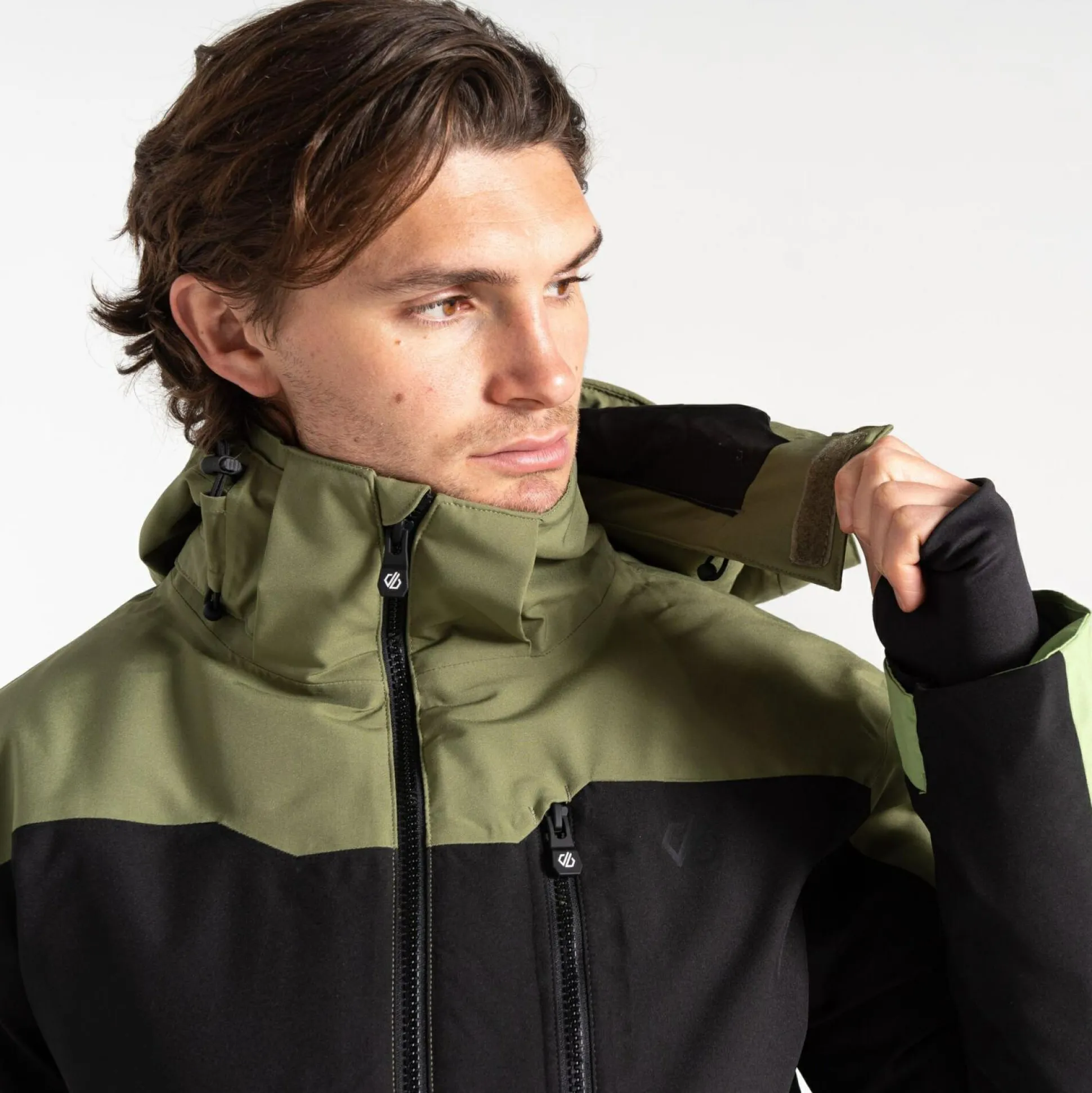 Dare 2b - Men's Edge II Ski Jacket | Olivine Green Black