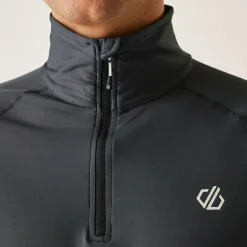 Dare 2b - Men's Fuse Up II Lightweight Core Stretch Midlayer | Ebony Grey