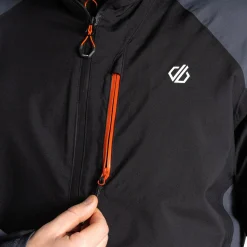 Dare 2b - Men's Mountain Series Waterproof Jacket | Black Ebony Grey