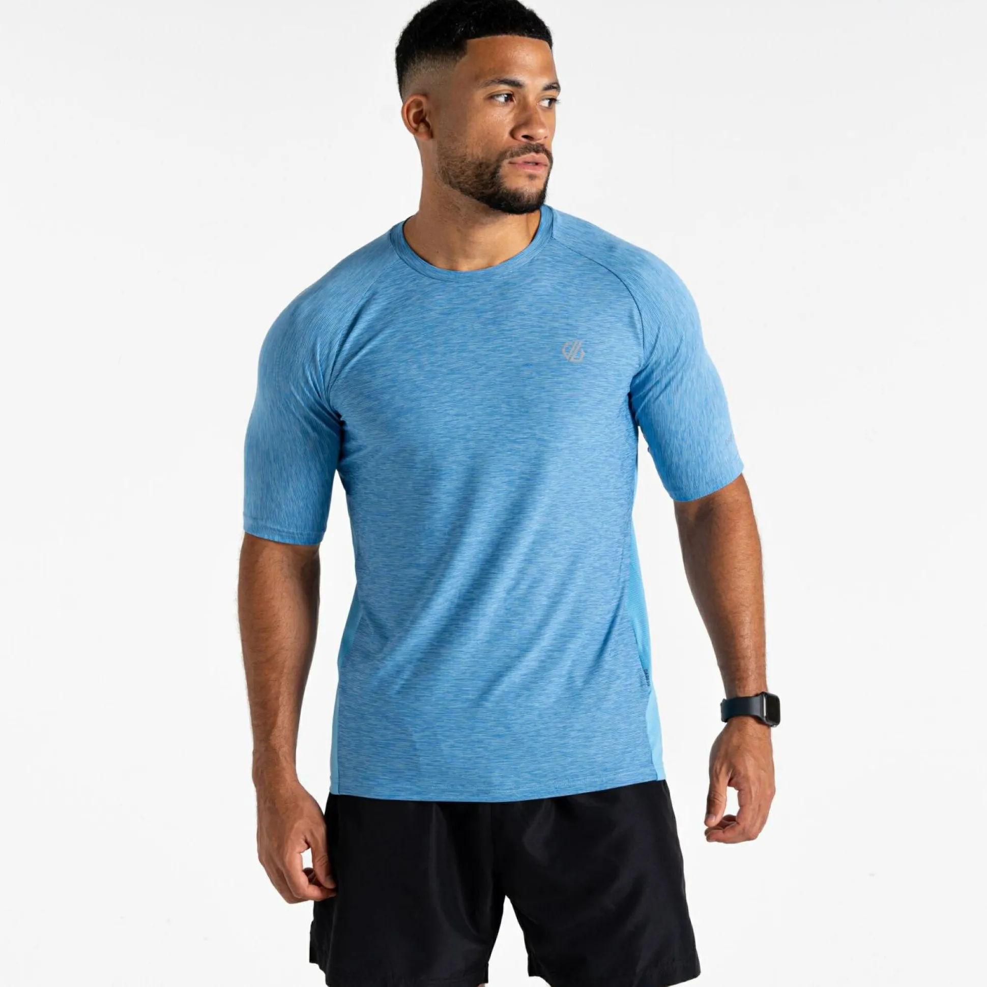 Dare 2b - Men's Power Up T-Shirt | Heritage Blue Marl