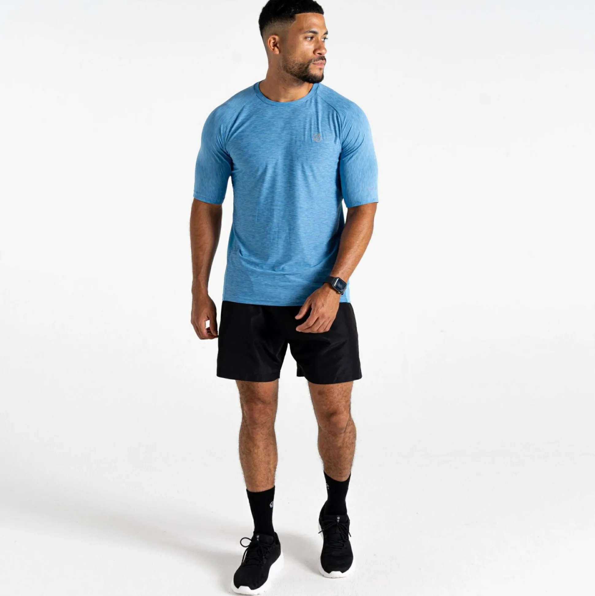 Dare 2b - Men's Power Up T-Shirt | Heritage Blue Marl