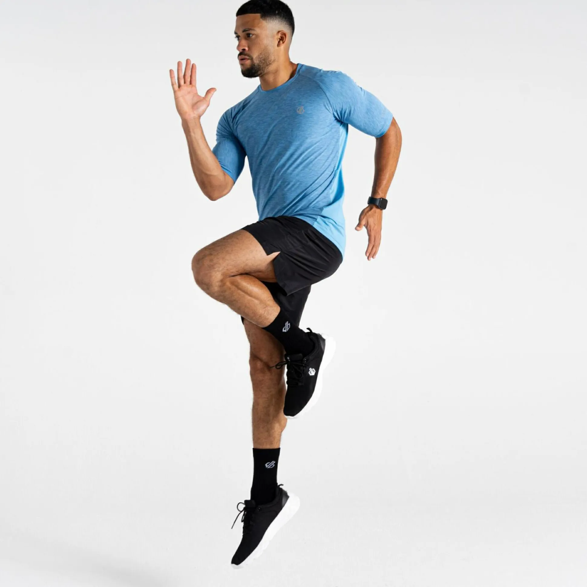 Dare 2b - Men's Power Up T-Shirt | Heritage Blue Marl