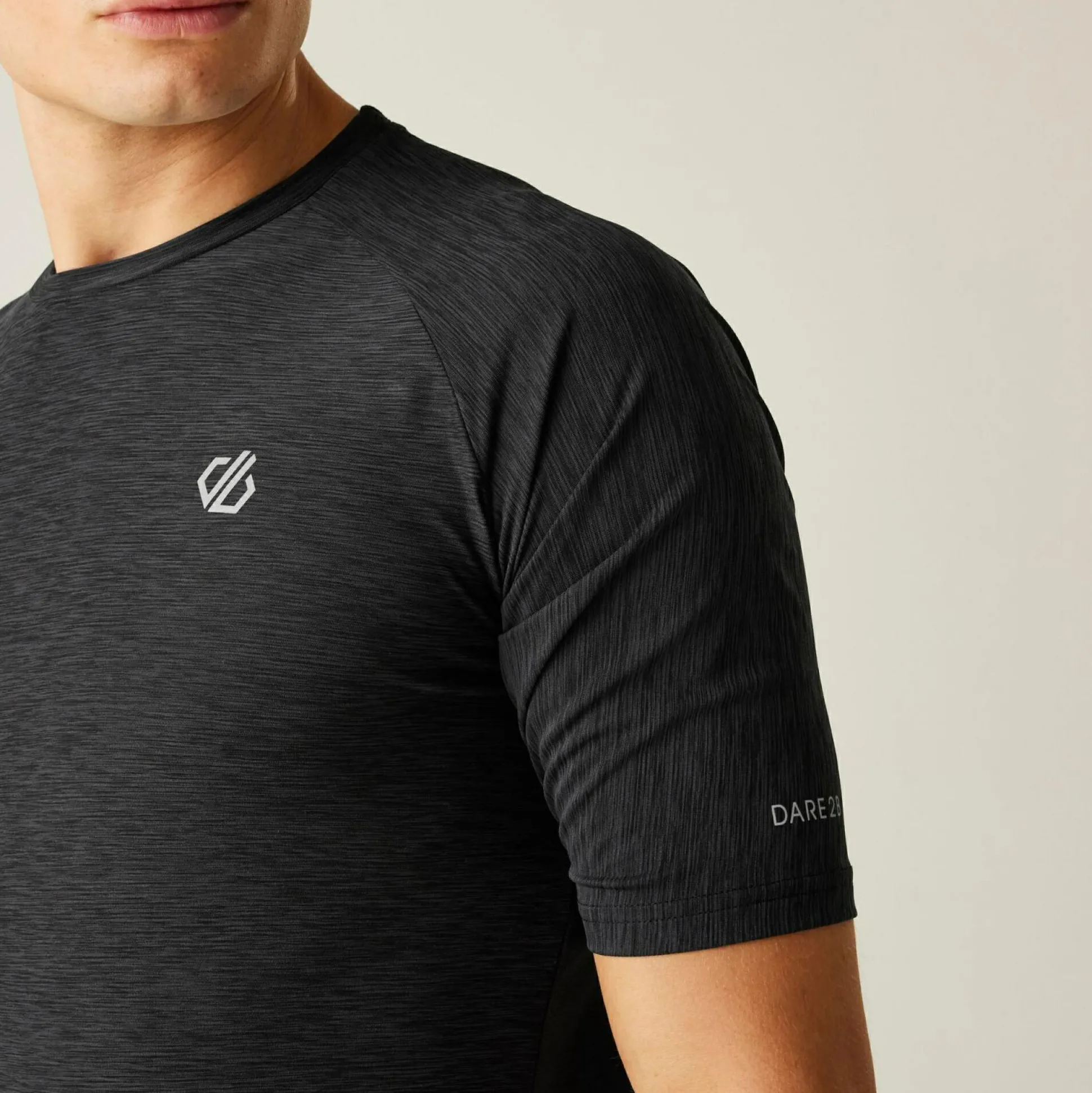 Dare 2b - Men's Power Up T-Shirt | Black Marl