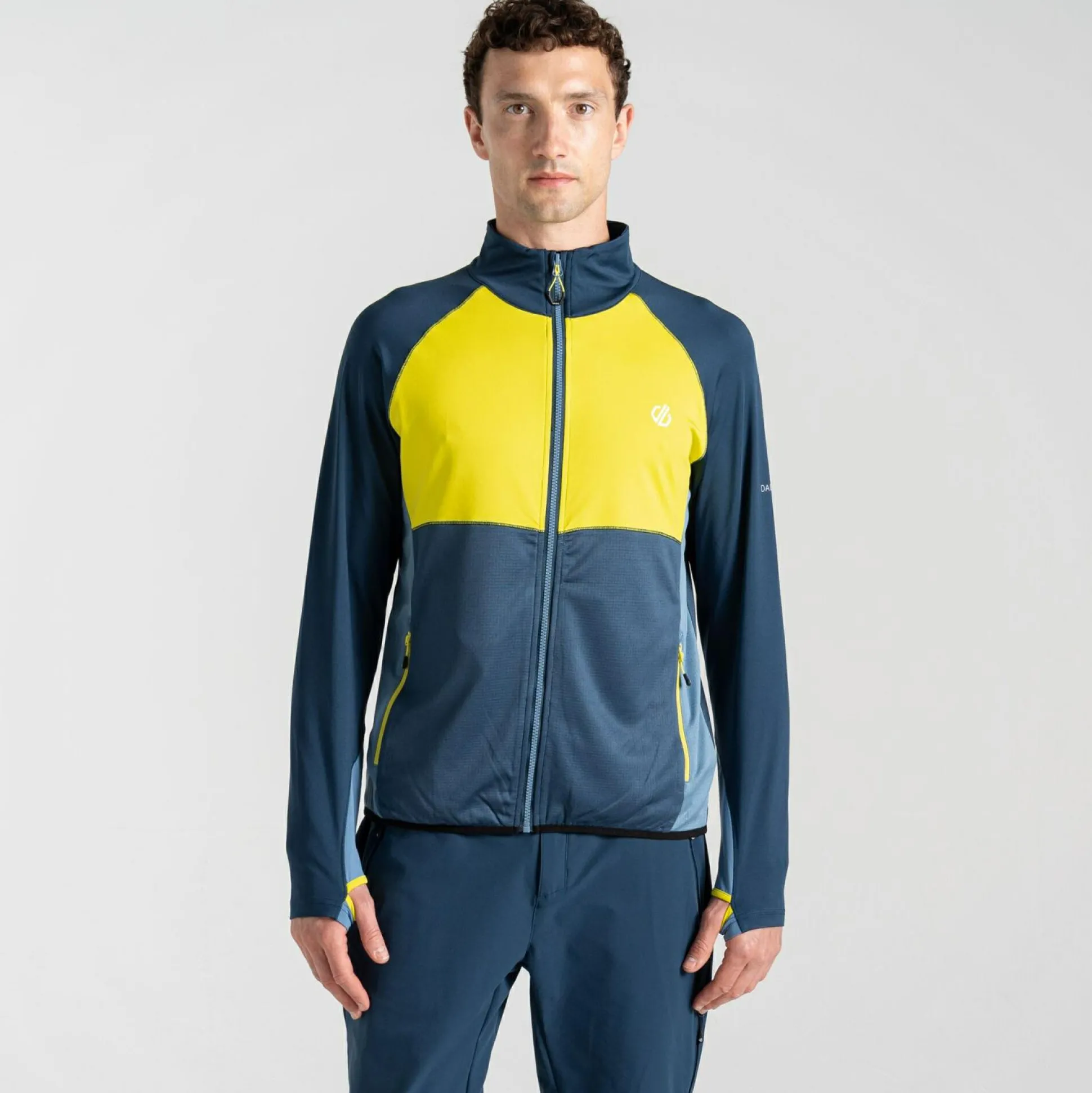 Dare 2b - Men's Substratum II Core Stretch Midlayer | Yellow Moonlight Denim