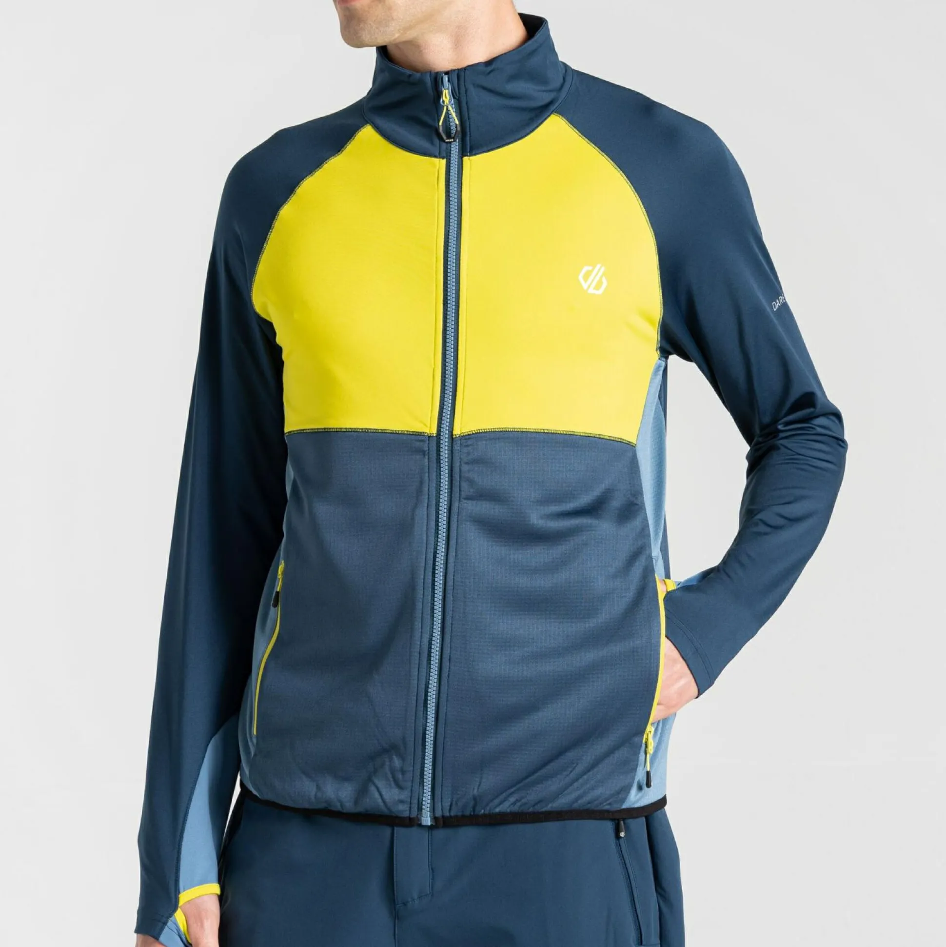 Dare 2b - Men's Substratum II Core Stretch Midlayer | Yellow Moonlight Denim