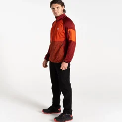 Dare 2b - Men's Torrek Mountain Zip Through Fleece | Syrah Cinnamon Red
