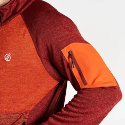 Dare 2b - Men's Torrek Mountain Zip Through Fleece | Syrah Cinnamon Red