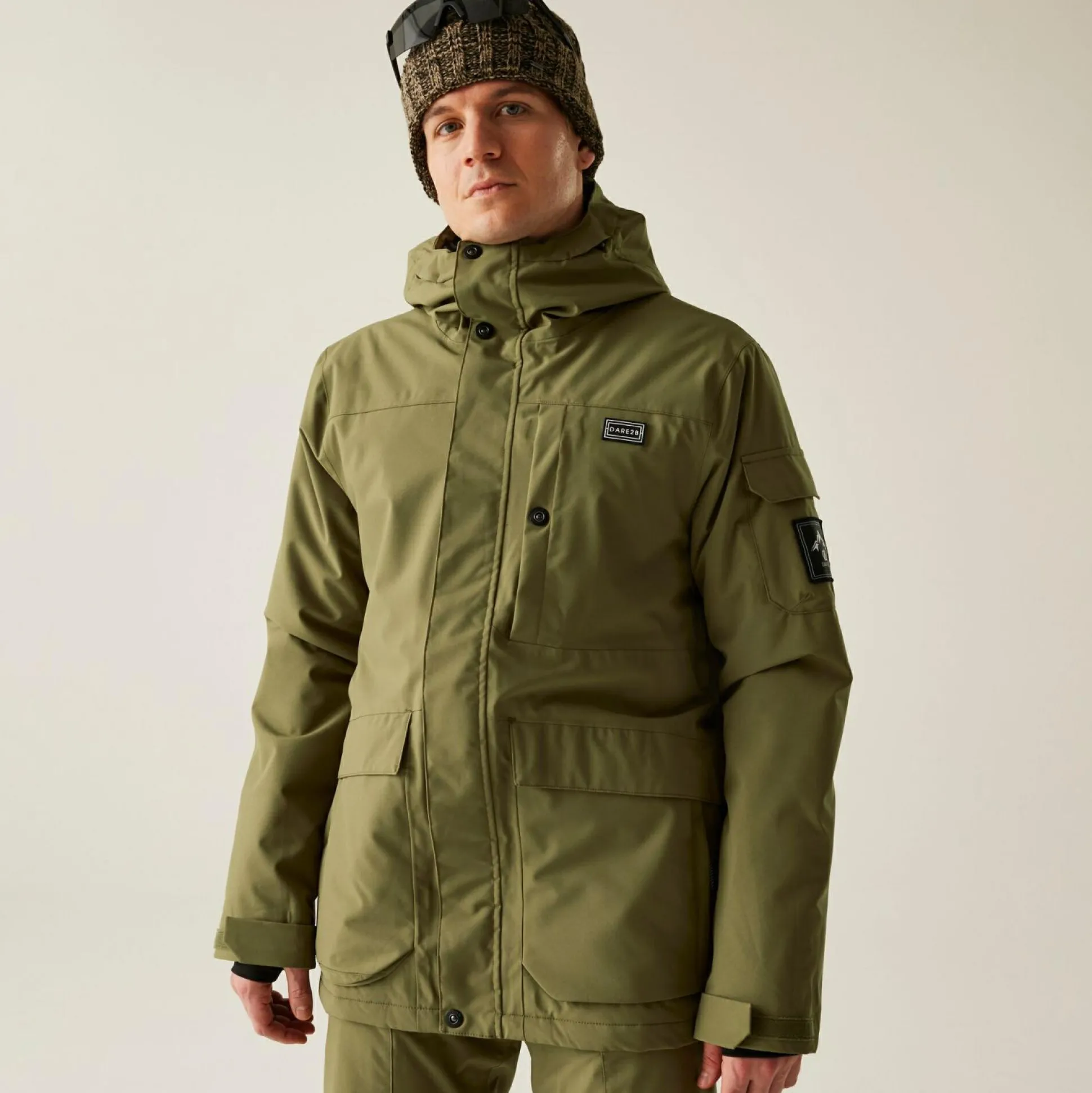 Dare 2b - Men's Twin Tip Ski Jacket | Olive Green