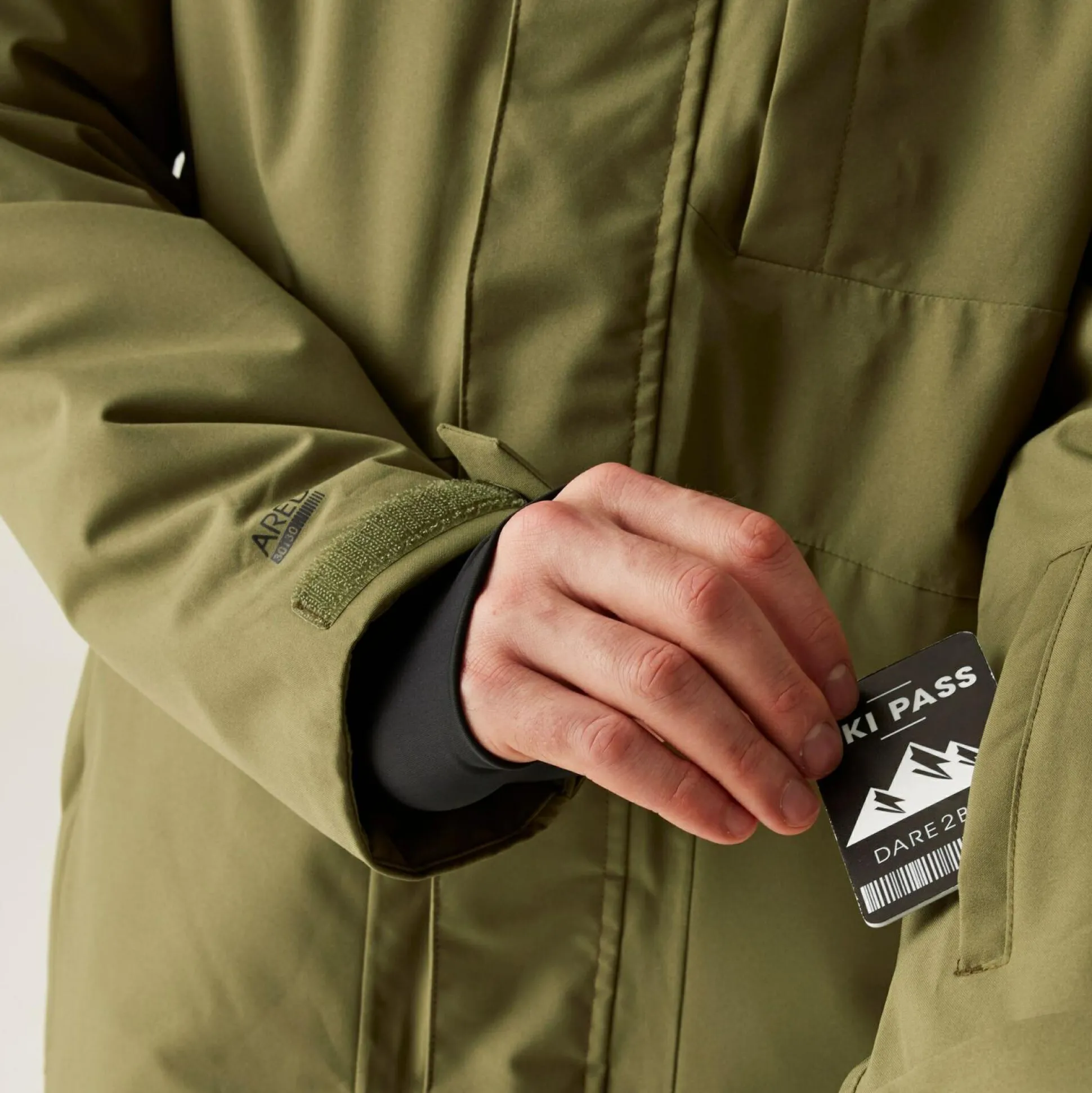 Dare 2b - Men's Twin Tip Ski Jacket | Olive Green