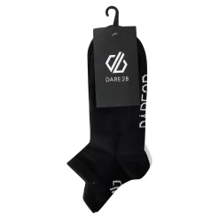 Dare 2b - Pack of 3 Unisex Movement Trainer Socks | Black & White