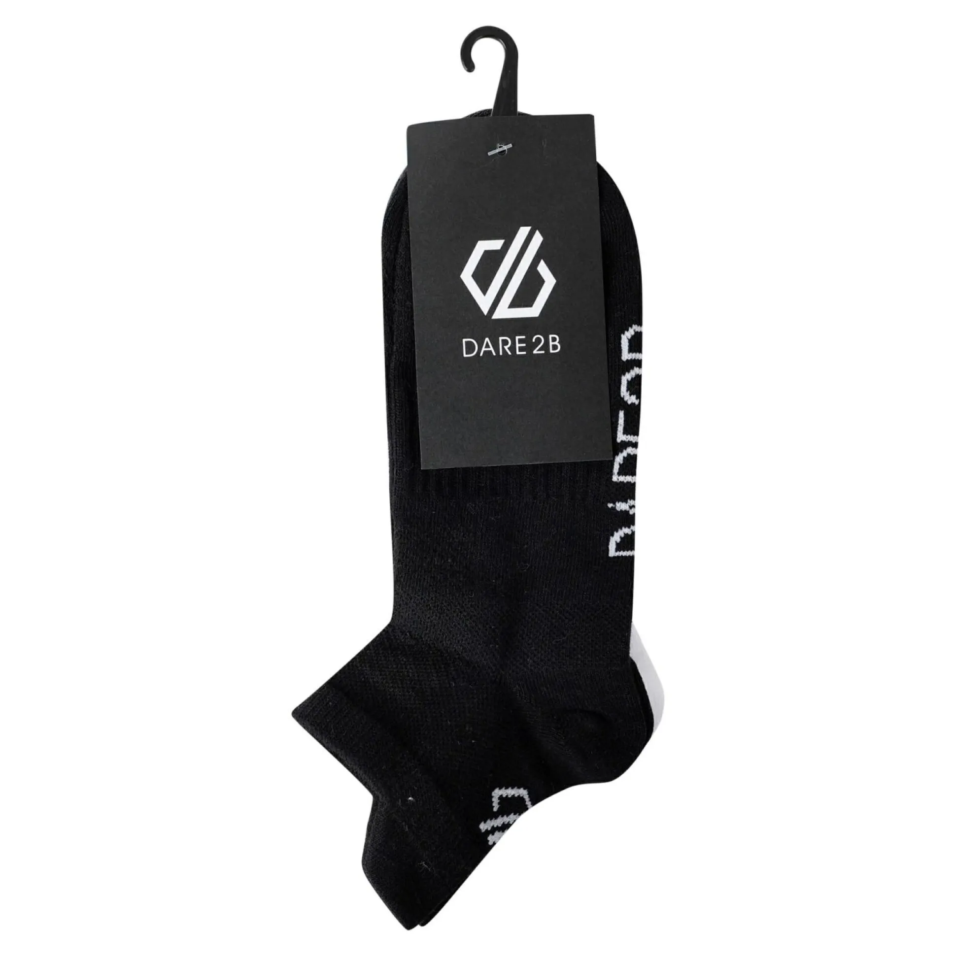 Dare 2b - Pack of 3 Unisex Movement Trainer Socks | Black & White