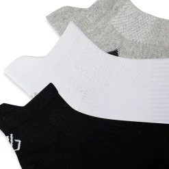 Dare 2b - Pack of 3 Unisex Movement Trainer Socks | Black & White