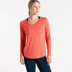 Dare 2b - Women's Discern Lightweight T-Shirt | Peach Bloom