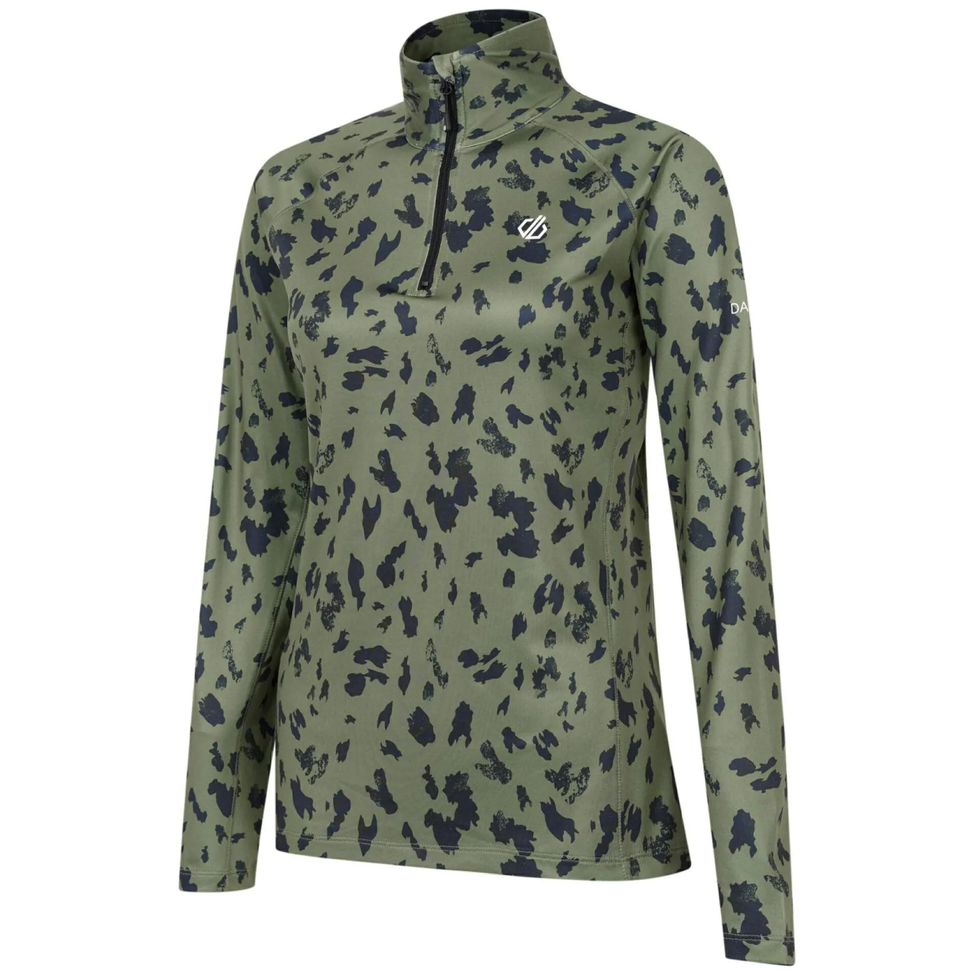 Dare 2b - Women's Divulge Lightweight Core Stretch Midlayer | Olivine Green Dash Print