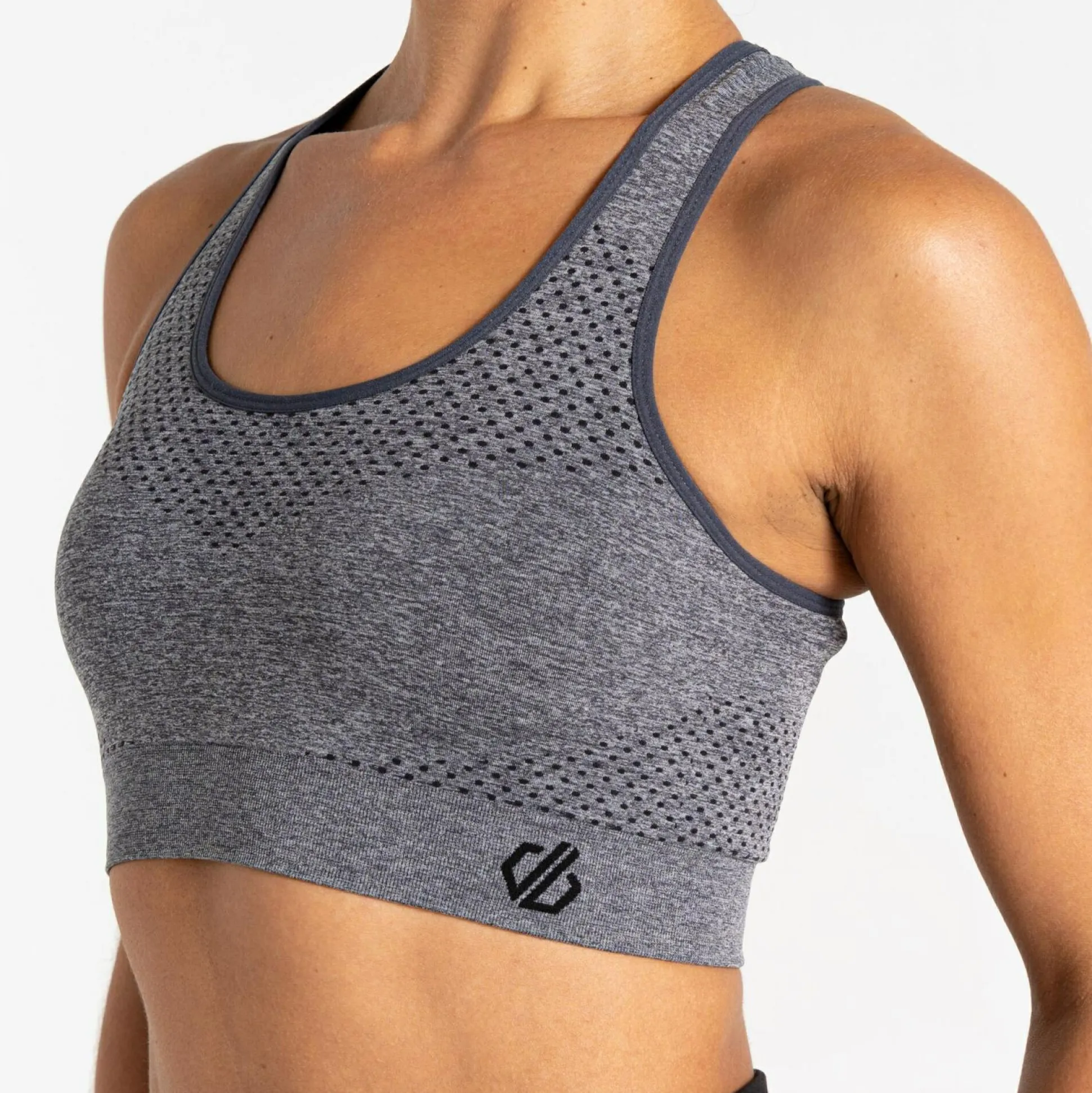 Dare 2b - Women's Don't Sweat It III Sports Bra | Ebony Grey