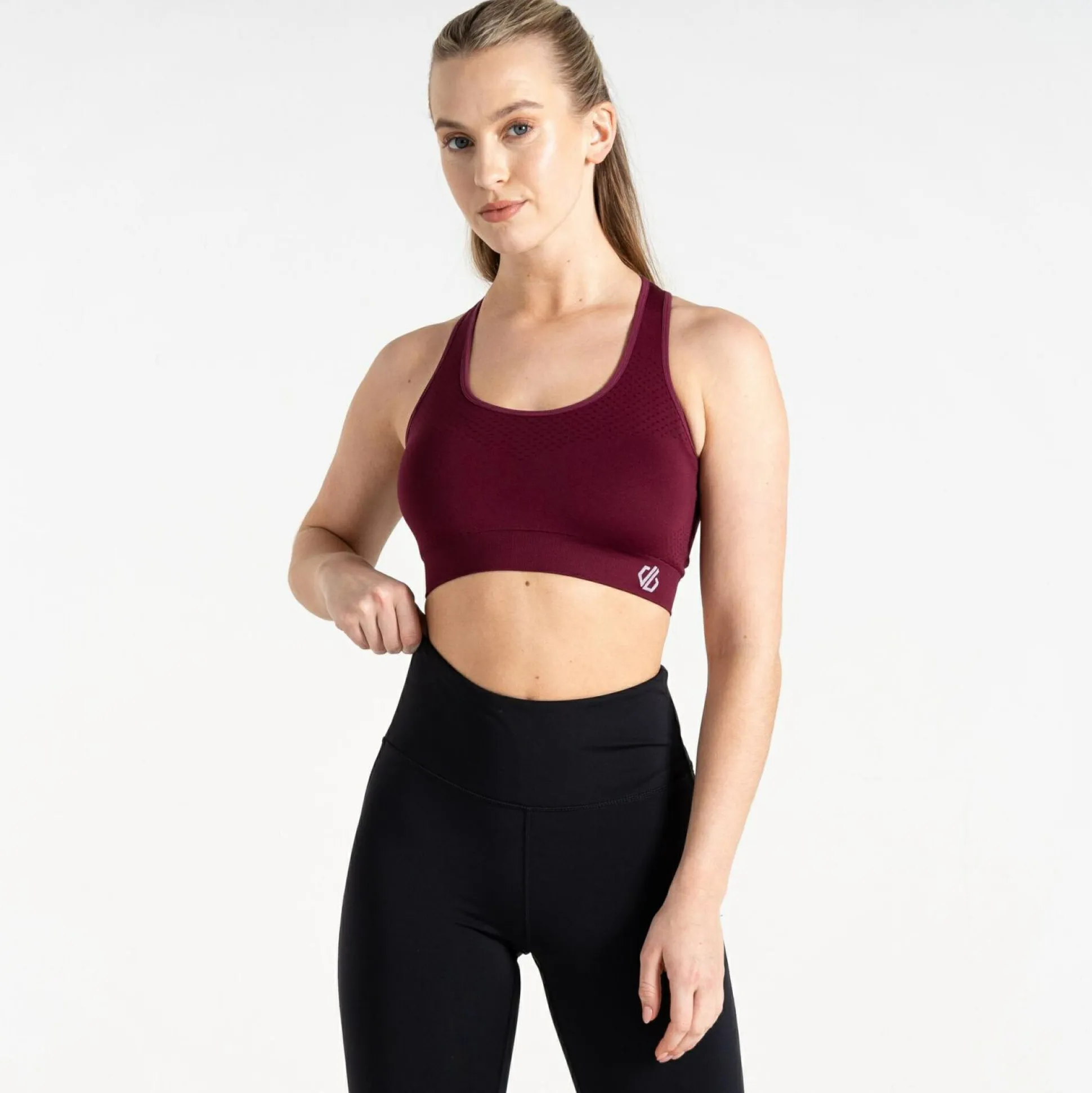 Dare 2b - Women's Don't Sweat It II Sports Bra | Berry Pink Marl