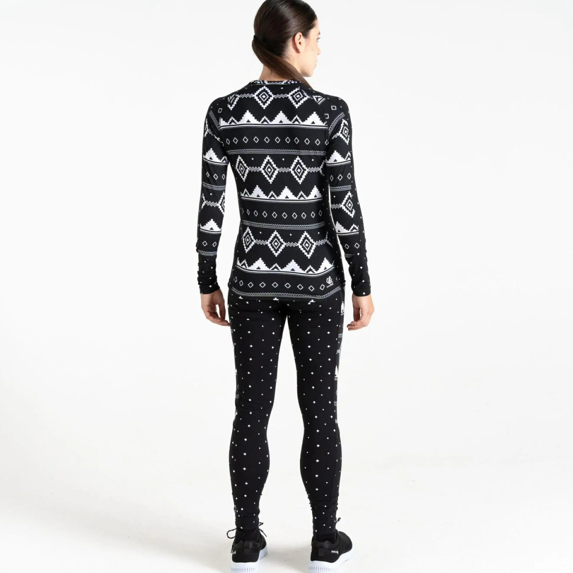 Dare 2b - Women's Exchange III Base Layer Set | Black Fair Isle