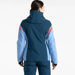 Dare 2b - Women's Flurry Ski Jacket | Hydrangea Blue Red