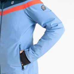 Dare 2b - Women's Flurry Ski Jacket | Hydrangea Blue Red