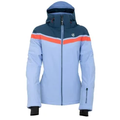 Dare 2b - Women's Flurry Ski Jacket | Hydrangea Blue Red