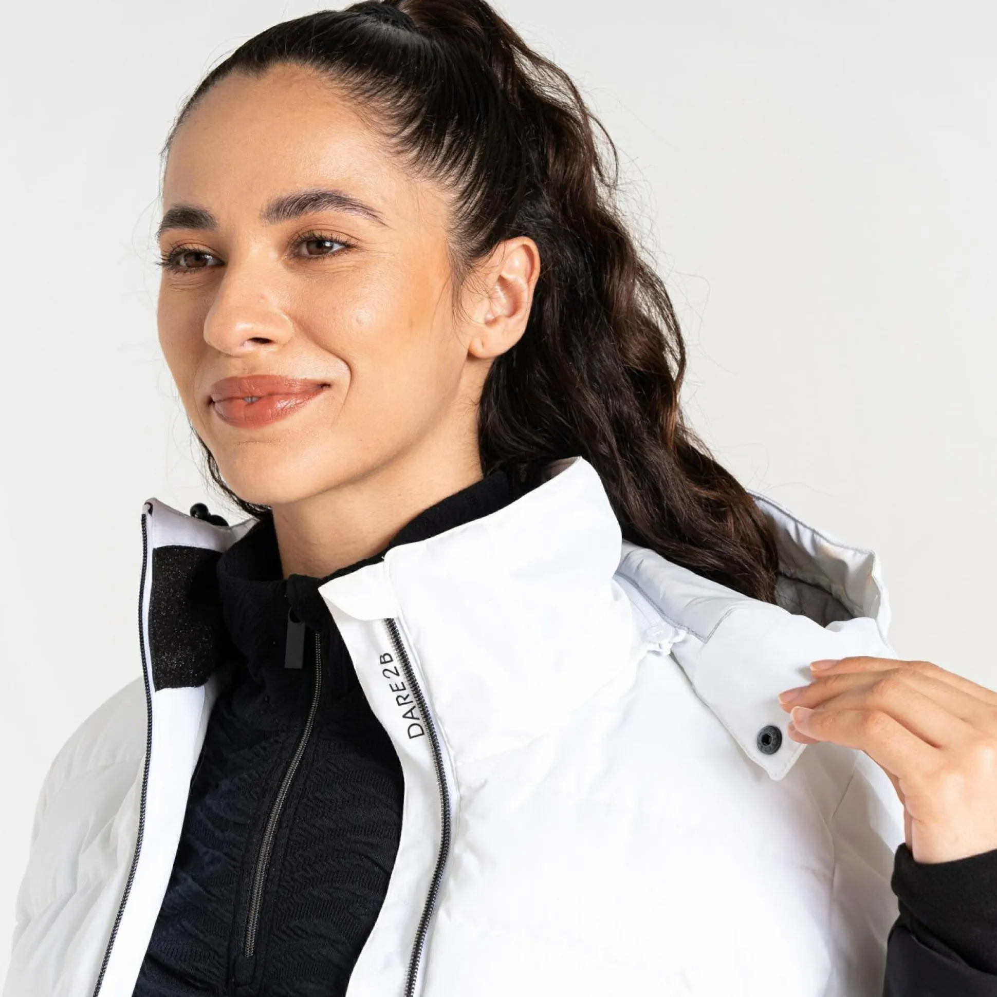 Dare 2b - Women's Glacial Ski Jacket | White Black