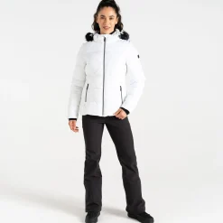 Dare 2b - Women's Glamourize V Baffled Ski Jacket | White