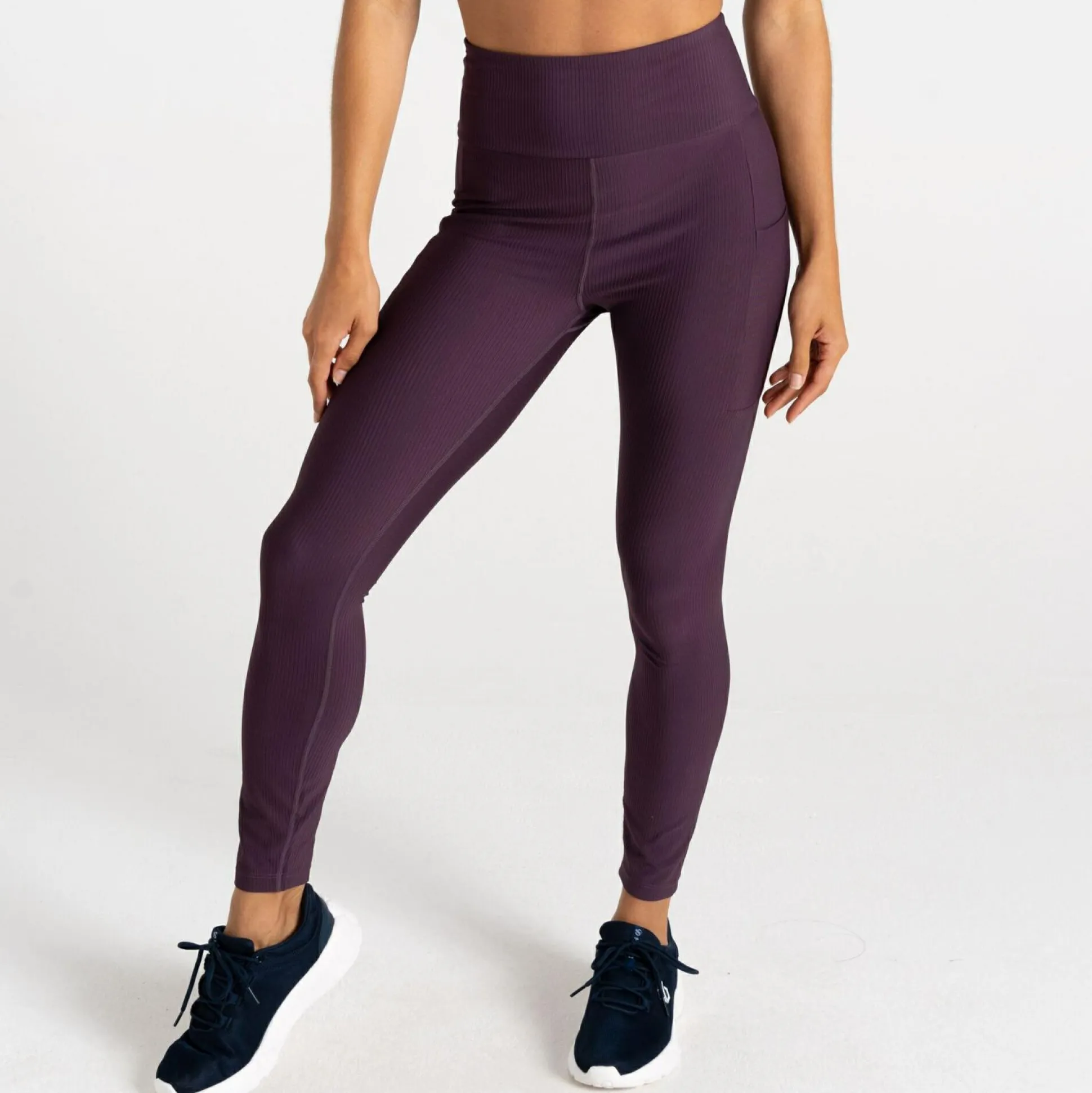 Dare 2b - Women's Hustle Ribbed Leggings | Deep Plum