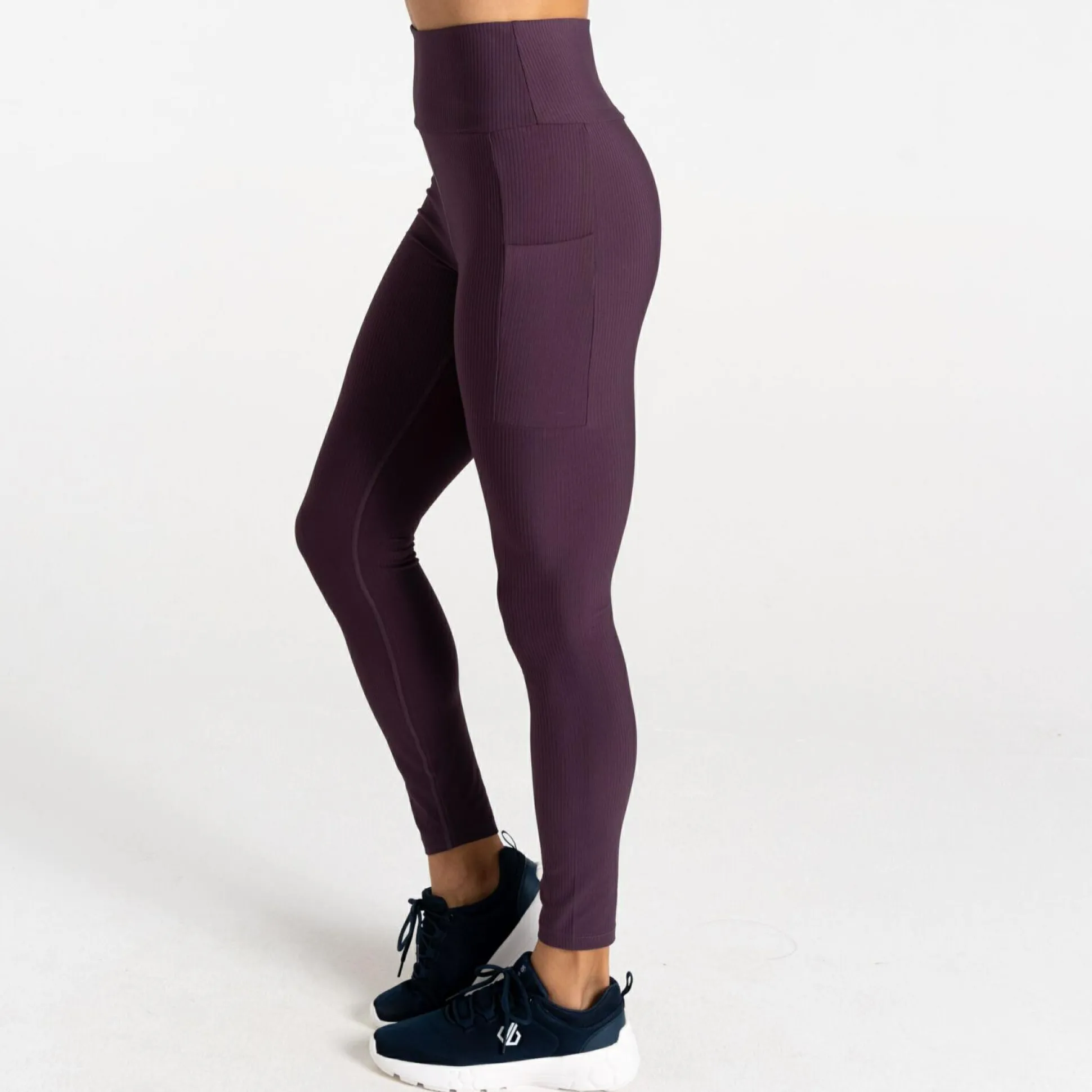 Dare 2b - Women's Hustle Ribbed Leggings | Deep Plum