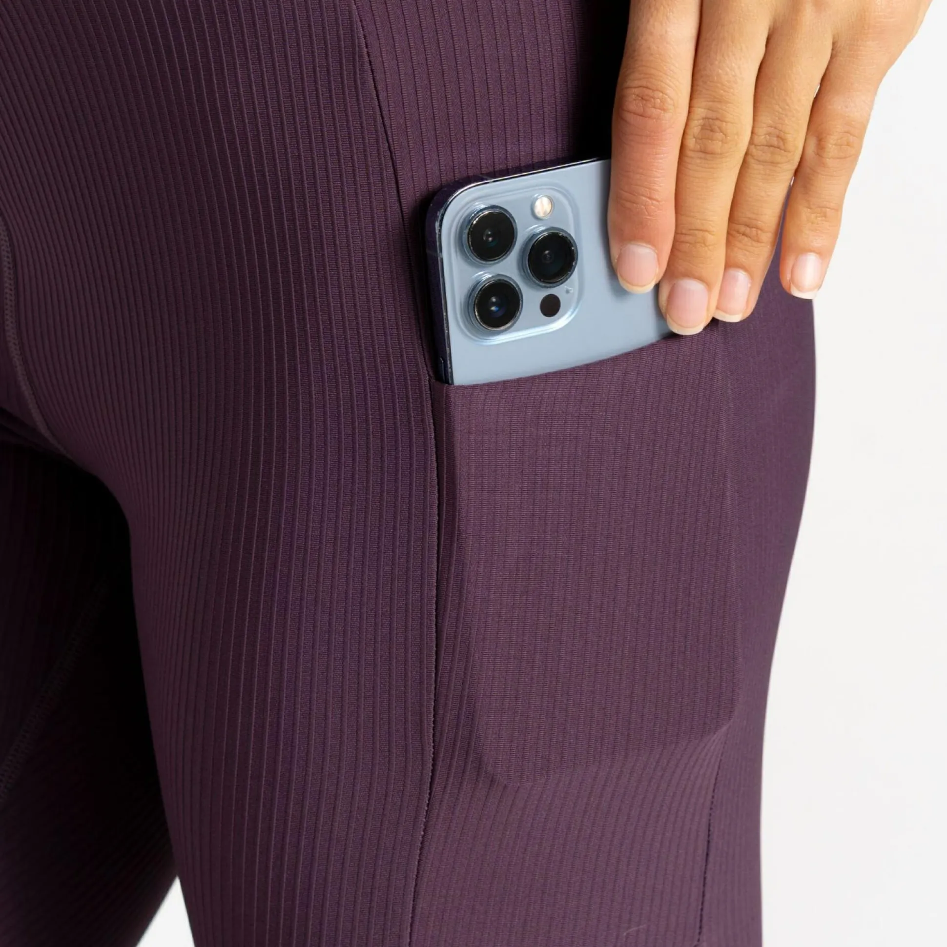 Dare 2b - Women's Hustle Ribbed Leggings | Deep Plum