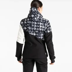 Dare 2b - Women's Ice III Ski Jacket | Black Dogtooth Print
