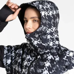 Dare 2b - Women's Ice III Ski Jacket | Black Dogtooth Print
