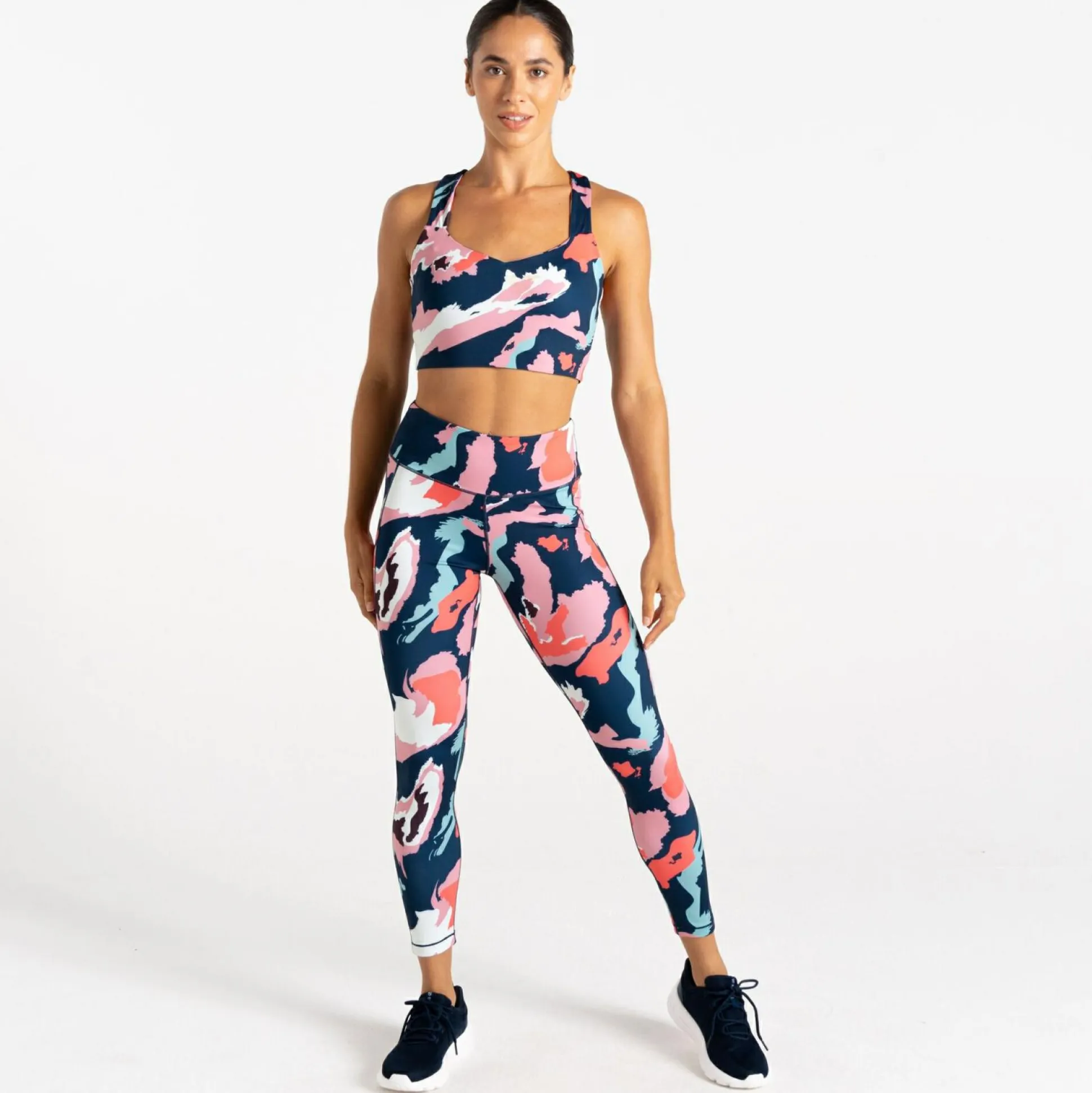 Dare 2b - Women's Influential II Leggings | Marble Swirl Print
