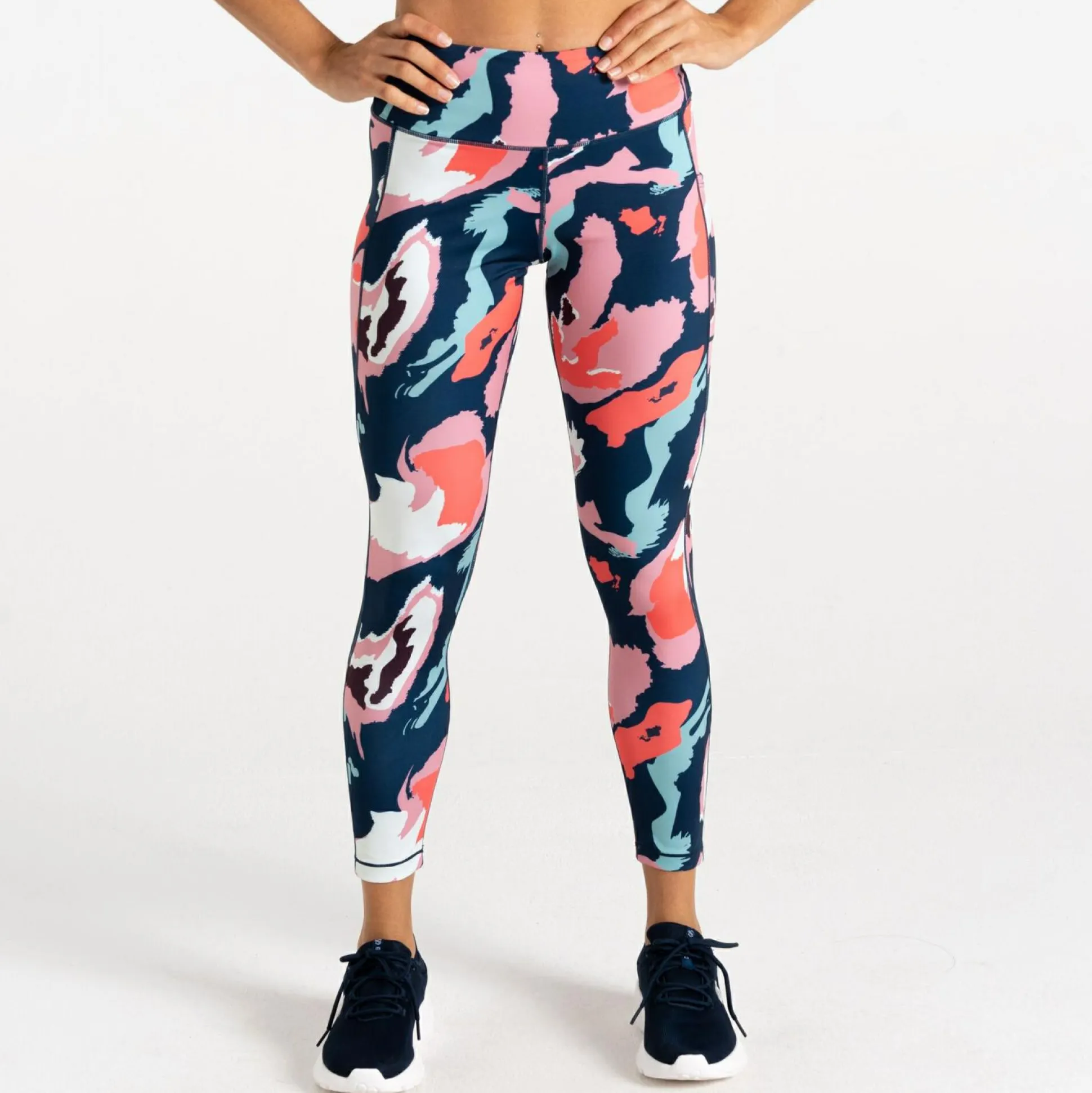 Dare 2b - Women's Influential II Leggings | Marble Swirl Print