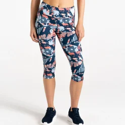 Dare 2b - Women's Influential II 3/4 Leggings | Iridescent Sketch Geo