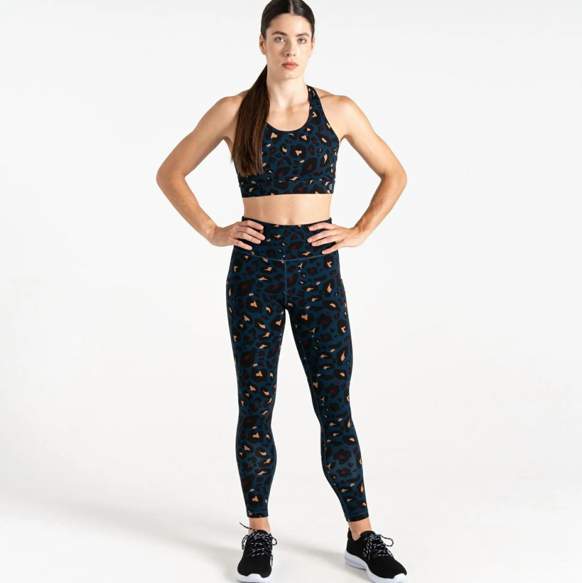 Dare 2b - Women's Influential Gym Leggings | Moonlight Denim Animal Print