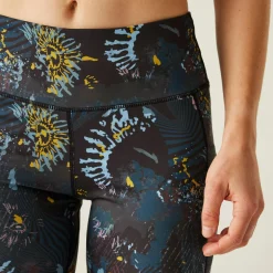 Dare 2b - Women's Influential II 3/4 Leggings | Black Energetic Print