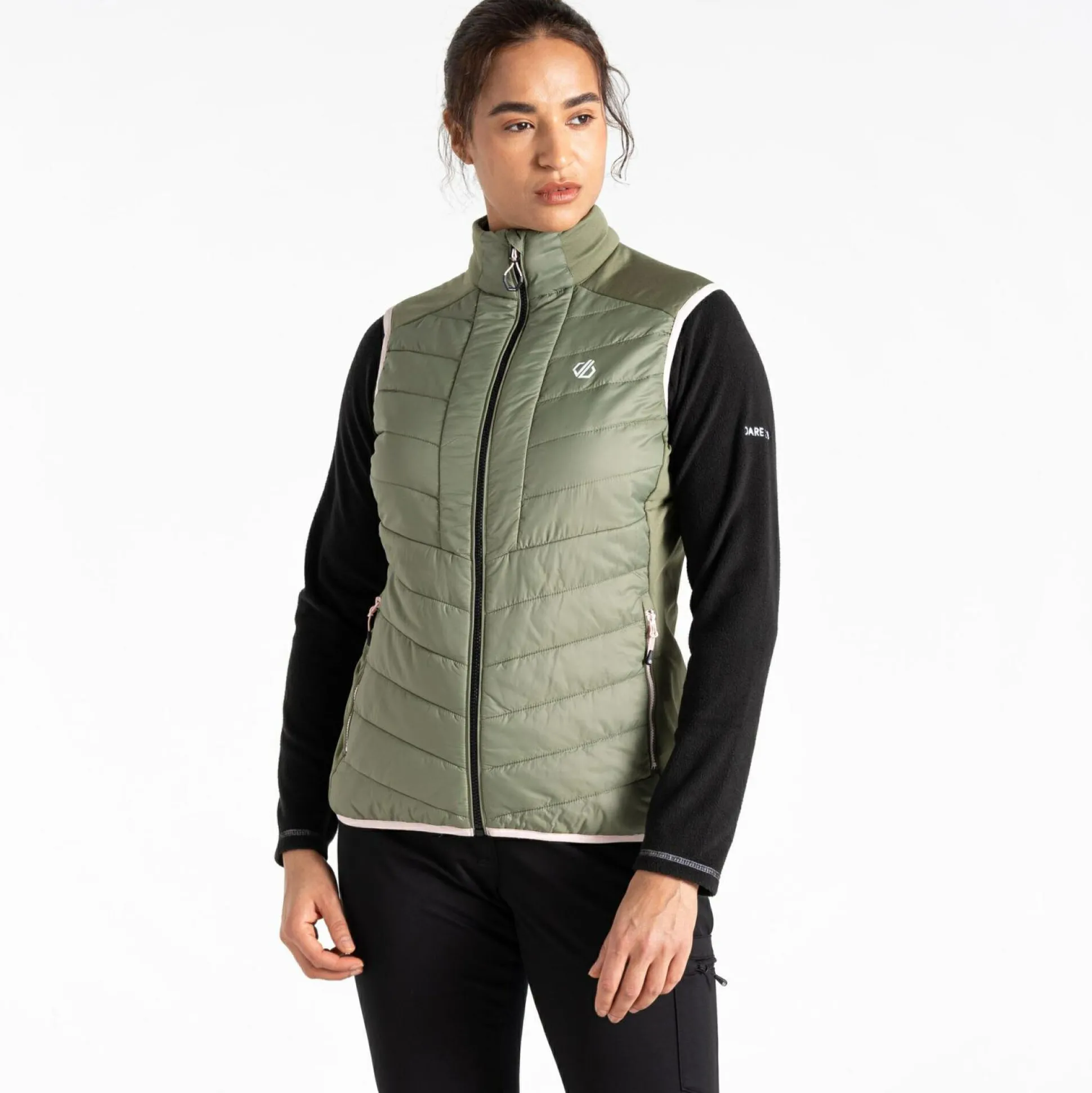 Dare 2b - Women's Liven Baffled Gilet | Olivine Green