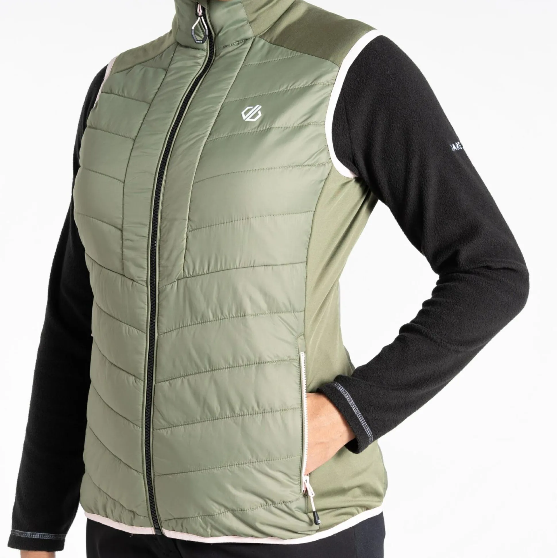 Dare 2b - Women's Liven Baffled Gilet | Olivine Green