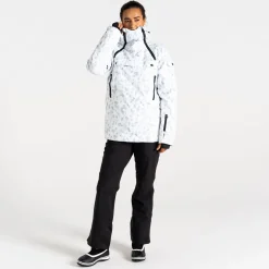 Dare 2b - Women's Slide Out Overhead Ski Jacket | White Dash Print