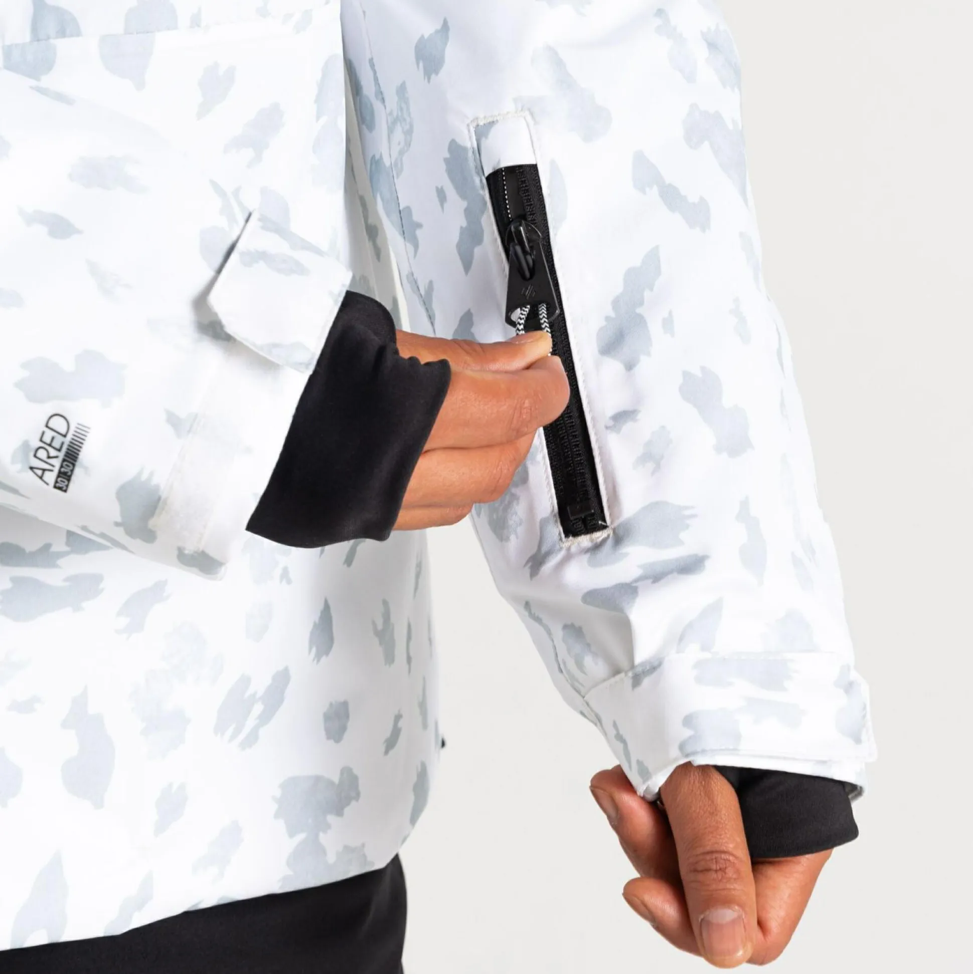 Dare 2b - Women's Slide Out Overhead Ski Jacket | White Dash Print