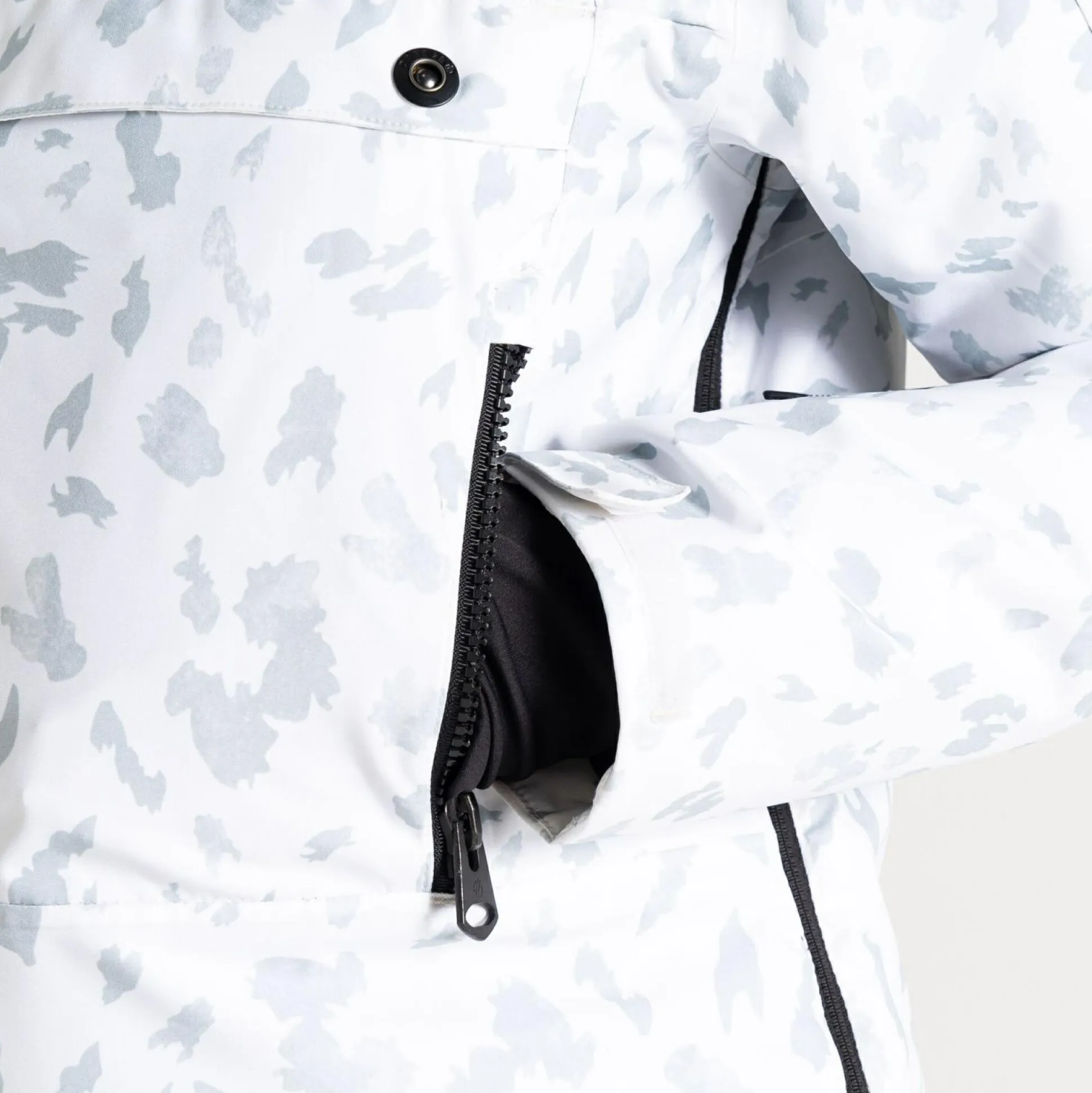Dare 2b - Women's Slide Out Overhead Ski Jacket | White Dash Print