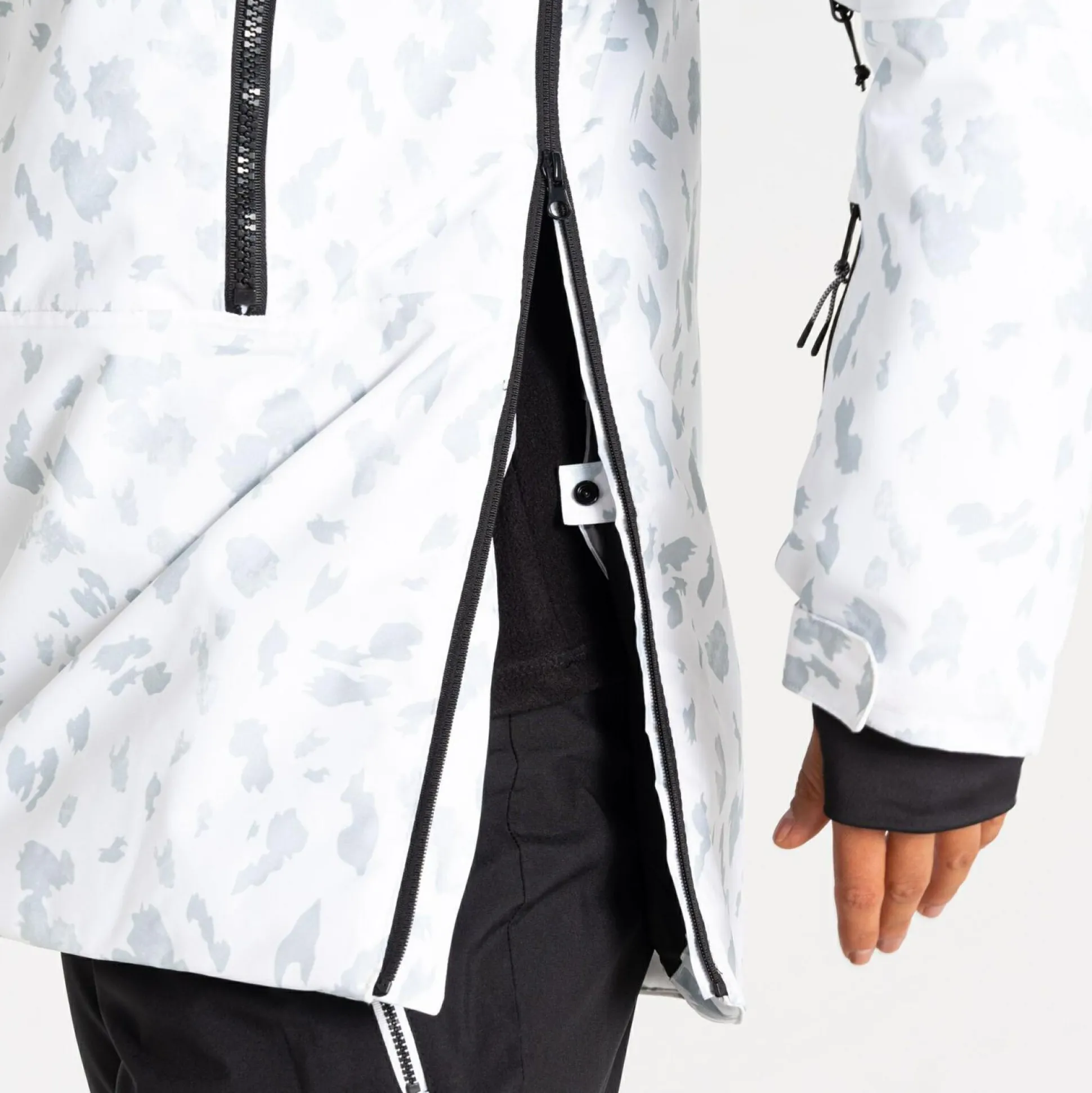 Dare 2b - Women's Slide Out Overhead Ski Jacket | White Dash Print