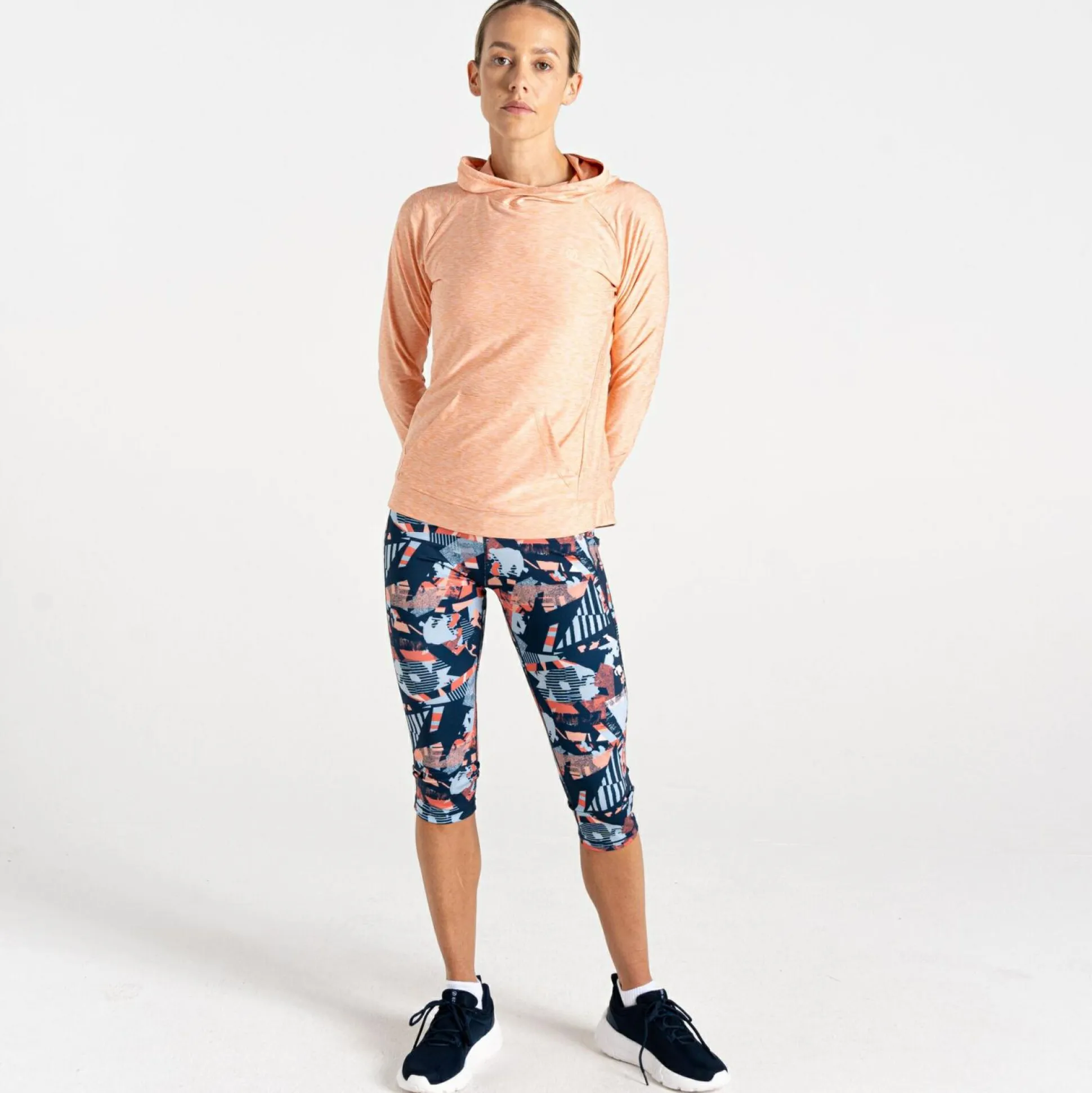 Dare 2b - Women's Sprint City Lightweight Hoodie | Pale Peach Marl