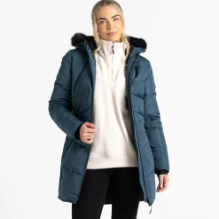 Dare 2b - Women's Striking III Mid Length Padded Jacket | Orion Grey