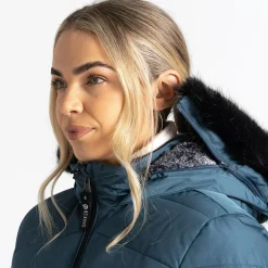 Dare 2b - Women's Striking III Mid Length Padded Jacket | Orion Grey
