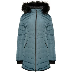 Dare 2b - Women's Striking III Mid Length Padded Jacket | Orion Grey