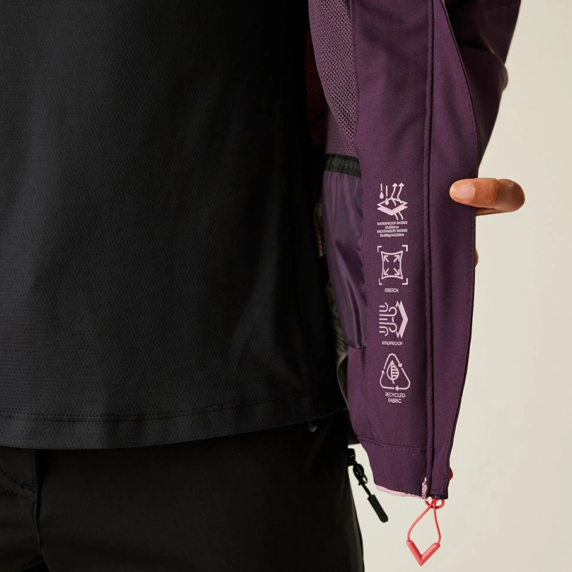 Dare 2b - Women's Torrek II Waterproof Jacket | Deep Plum