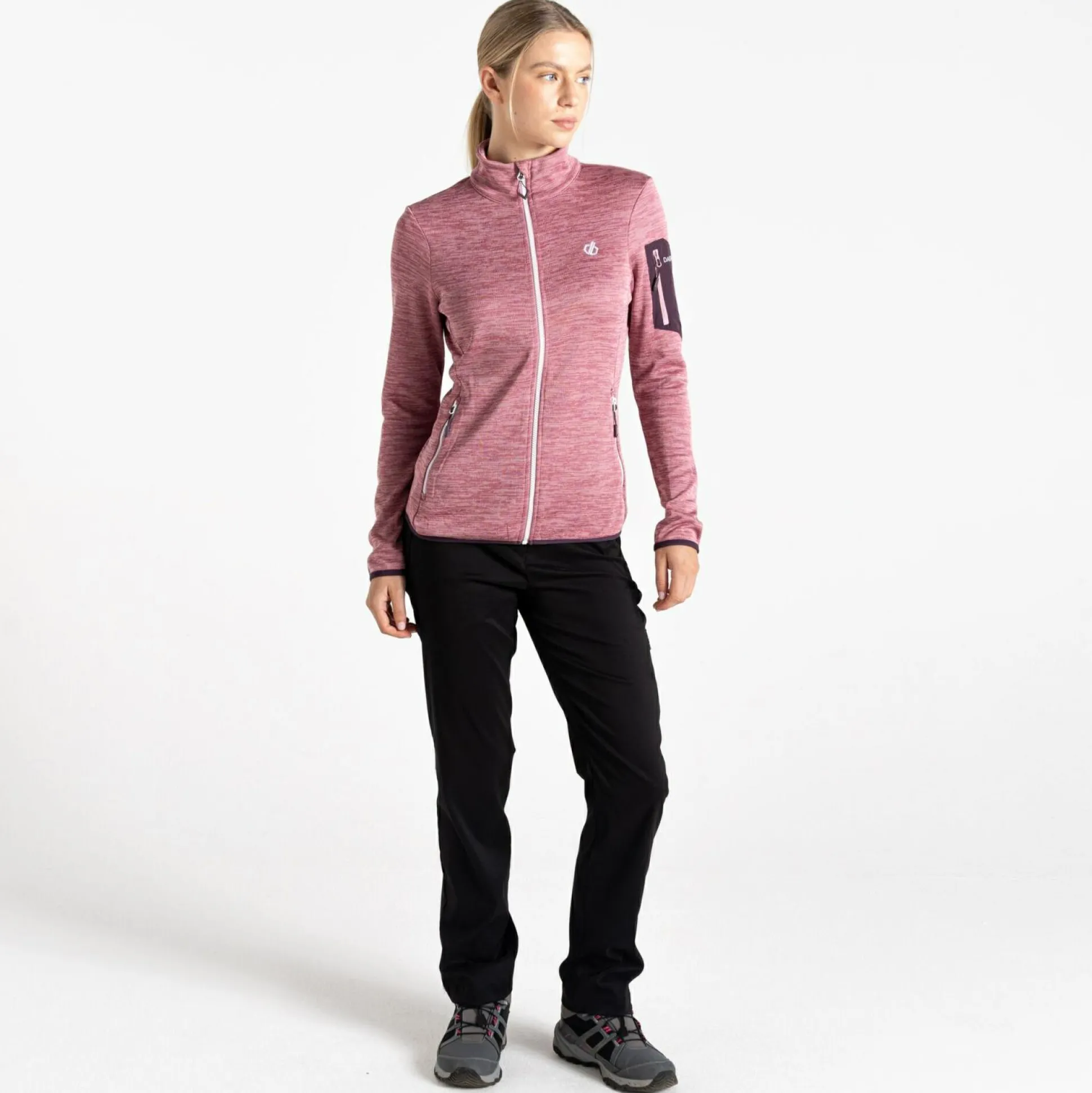 Dare 2b - Women's Torrek Mountain Zip Through Fleece | Lilas & Deep Plum