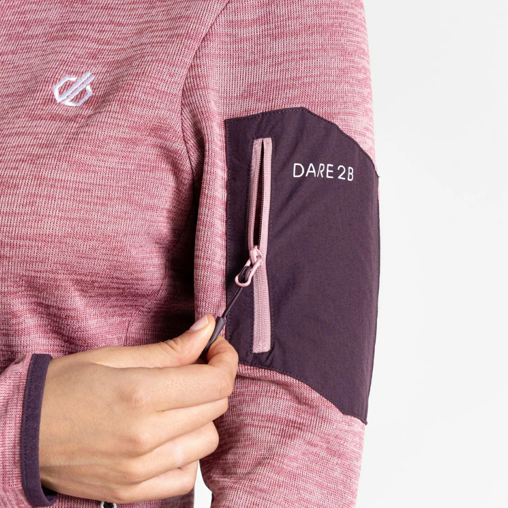 Dare 2b - Women's Torrek Mountain Zip Through Fleece | Lilas & Deep Plum